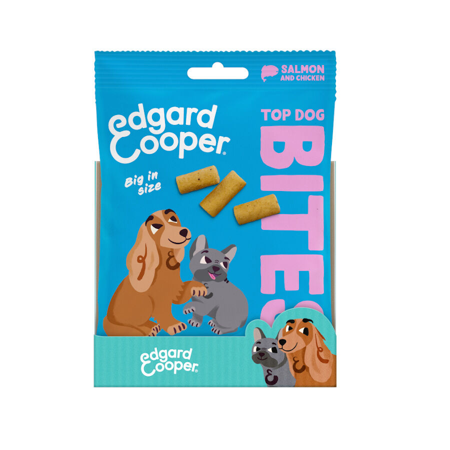 50 g Edgard & Cooper Bocaditos Grandes de Salm&oacute;n y Pollo snack  para perros, , large Imagen numero 8